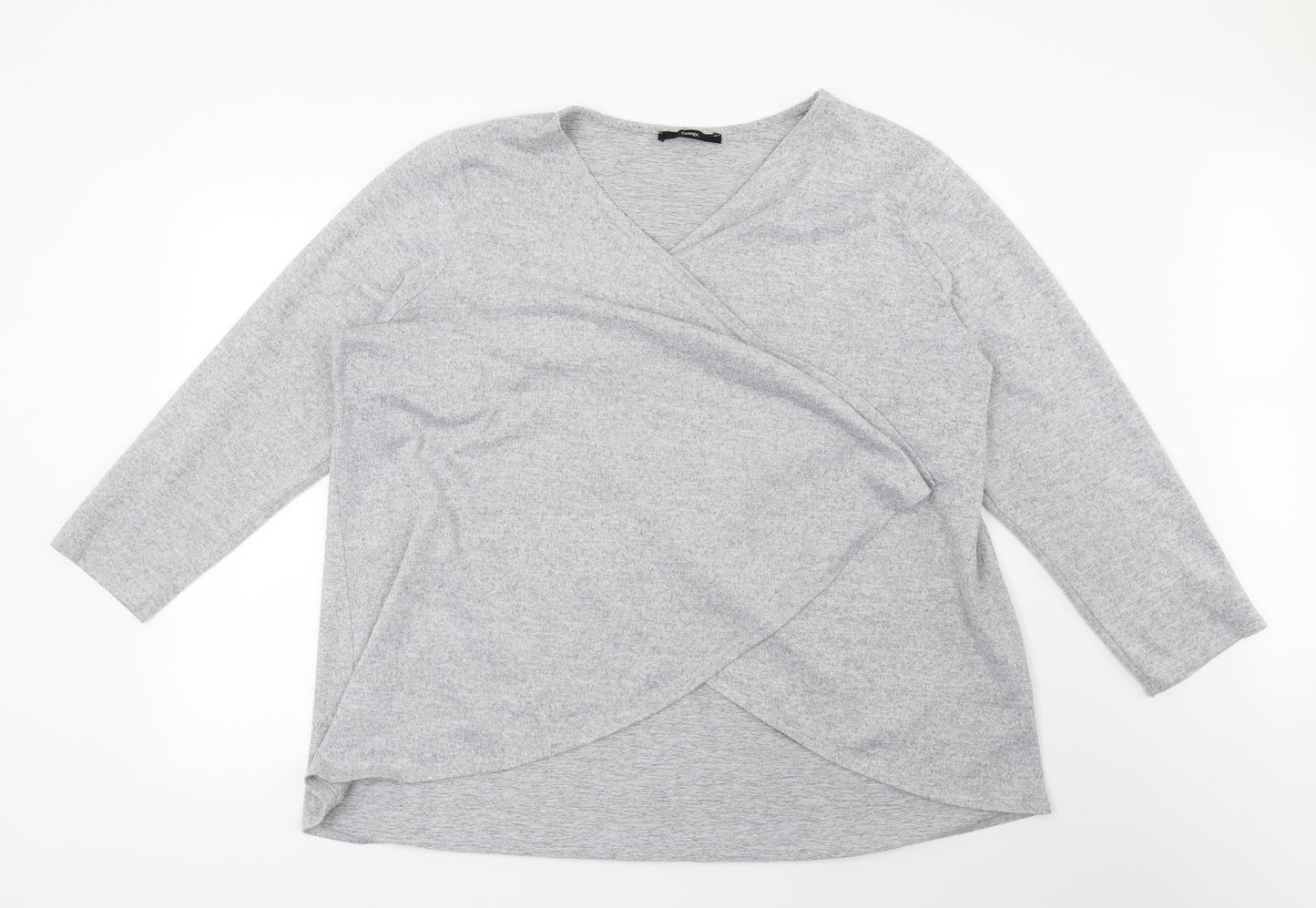 George Womens Grey   Cardigan Jumper Size 14