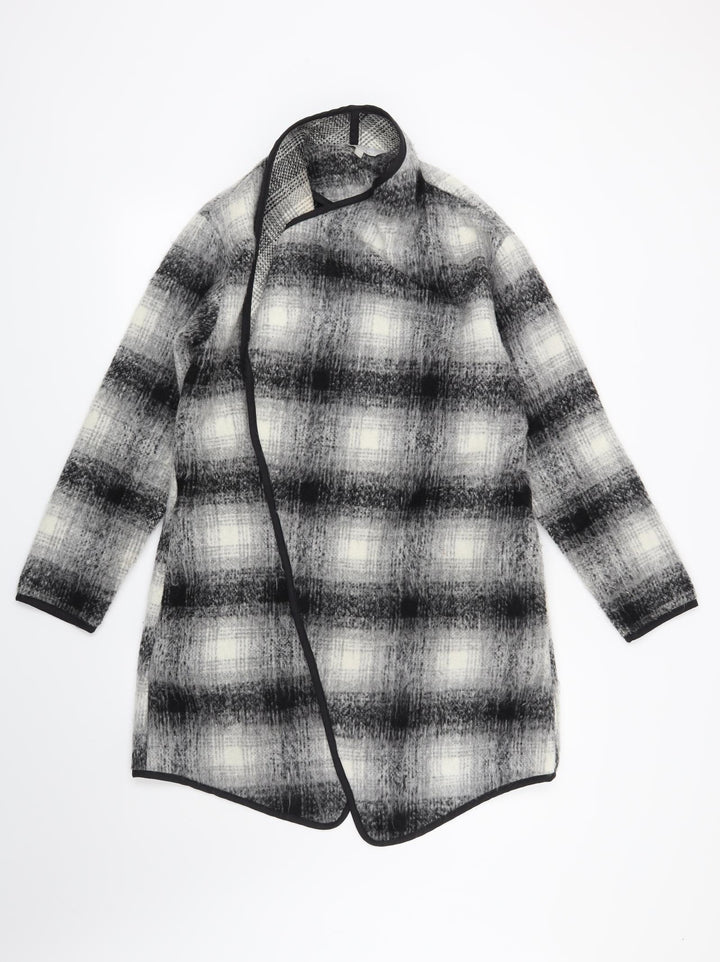 Red Herring Womens Grey Check Jacket Size 10
