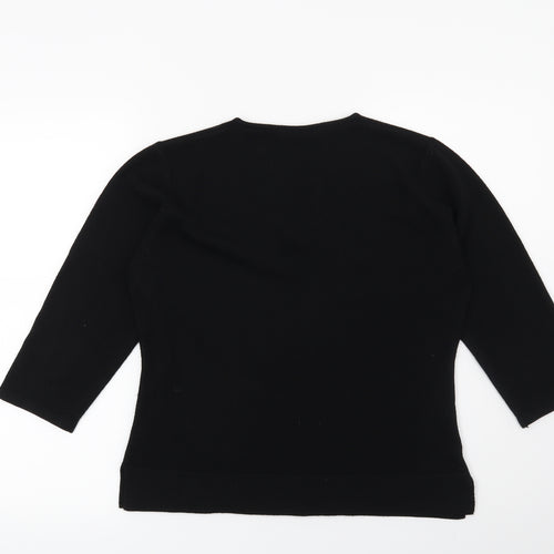 Dorothy Perkins Womens Black   Pullover Jumper Size 16