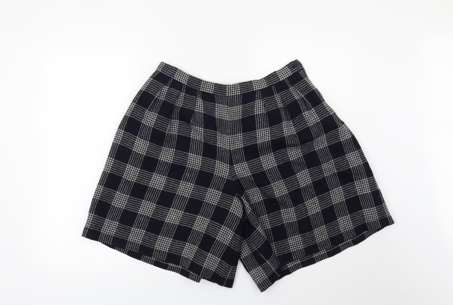 Preworn Womens Blue Check  Hot Pants Shorts Size XL