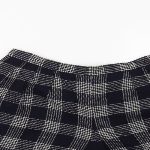 Preworn Womens Blue Check  Hot Pants Shorts Size XL