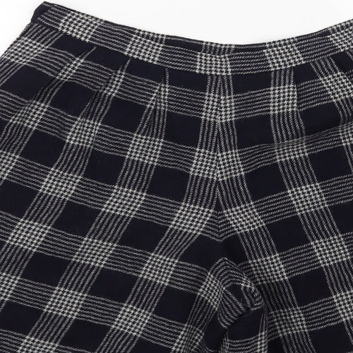 Preworn Womens Blue Check  Hot Pants Shorts Size XL