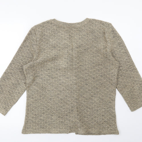 Per Una Womens Beige   Cardigan Jumper Size L
