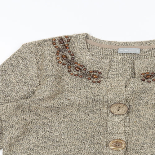 Per Una Womens Beige   Cardigan Jumper Size L