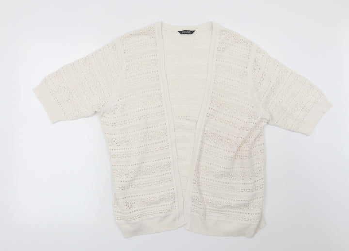 BHS Womens Beige   Cardigan Jumper Size 18