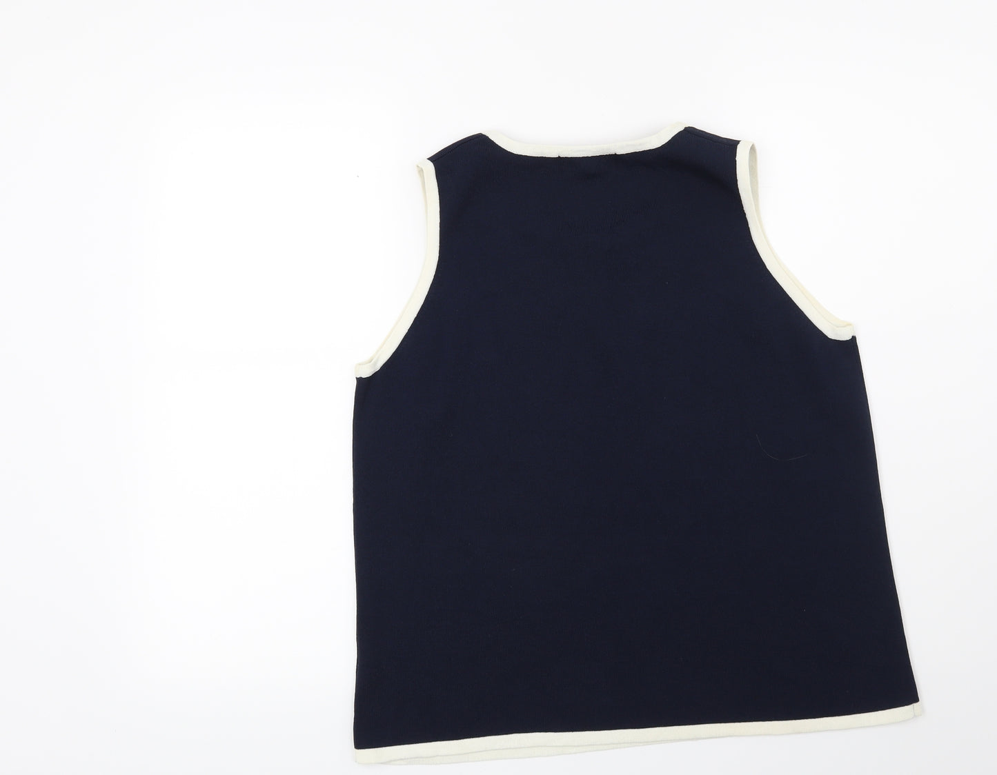 Casamia Womens Blue   Basic Blouse Size L