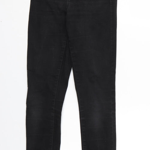 Denim & Co. Womens Black   Skinny Jeans Size 34 L27 in