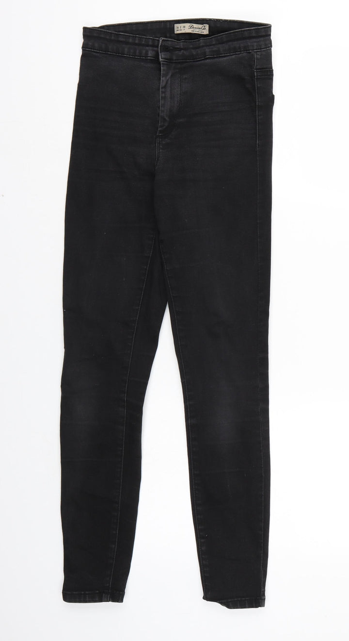 Denim & Co. Womens Black Skinny Jeans Size 34 L27 in