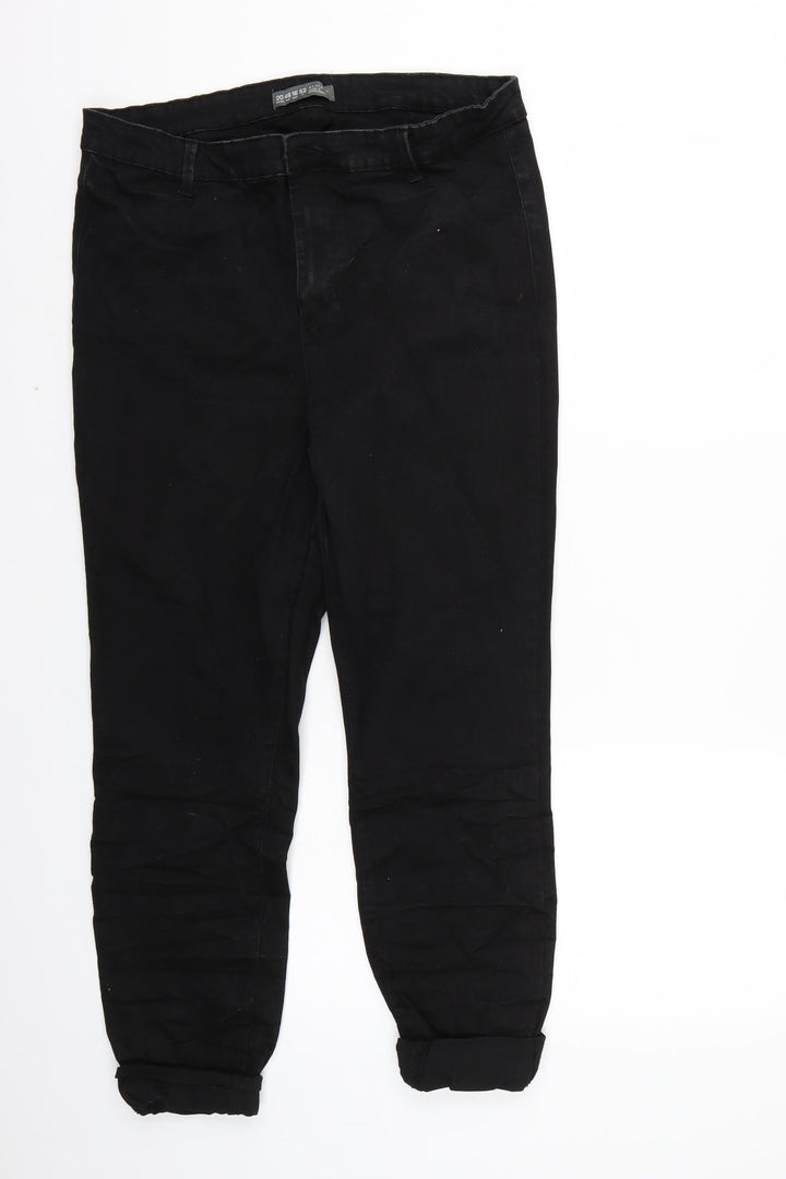 Denim co Womens Black Straight Jeans Size 20 L26 in