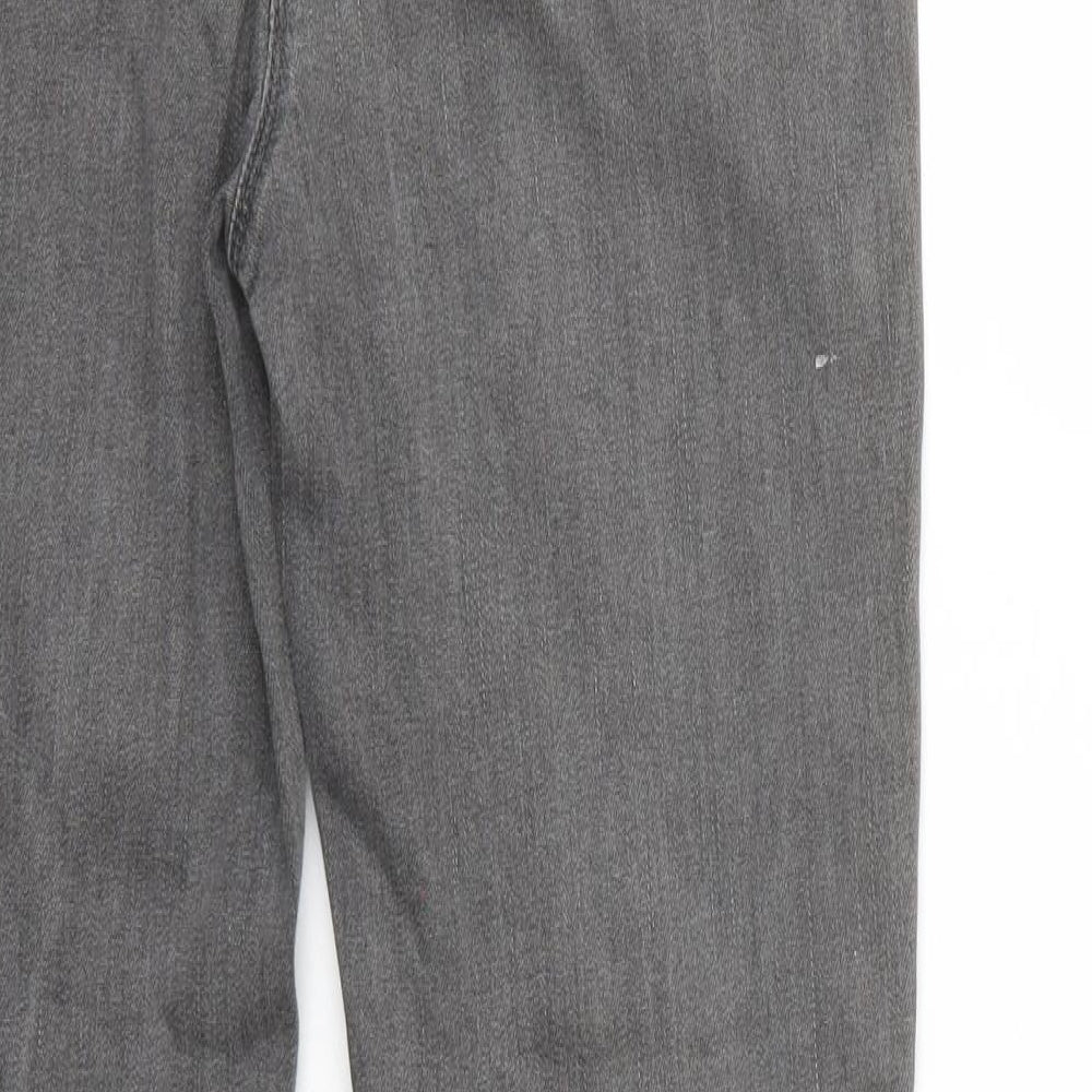 Preworn Womens Grey   Straight Jeans Size 39 in L31 in