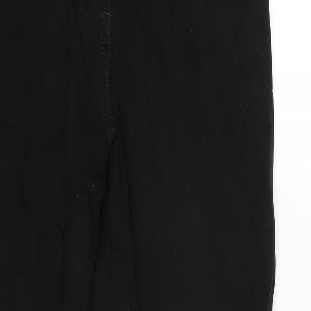 Marks and Spencer Womens Black   Straight Jeans Size 8 L27 in