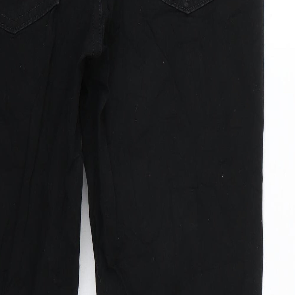 Marks and Spencer Womens Black   Straight Jeans Size 8 L27 in