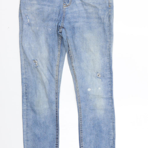 Denim & Co. Womens Blue   Skinny Jeans Size 10 L27 in