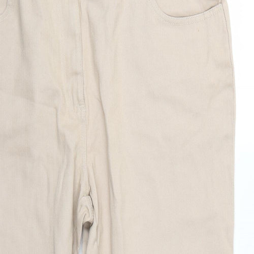 Union Blues Womens Beige   Trousers  Size 38 L26 in