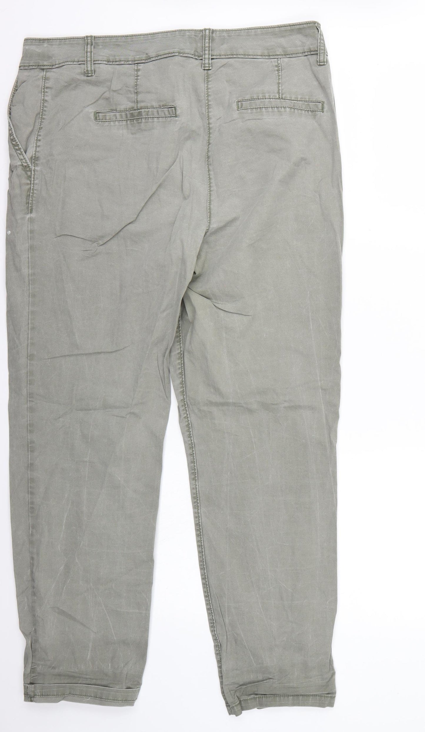 NEXT Womens Green   Trousers  Size 14 L28 in