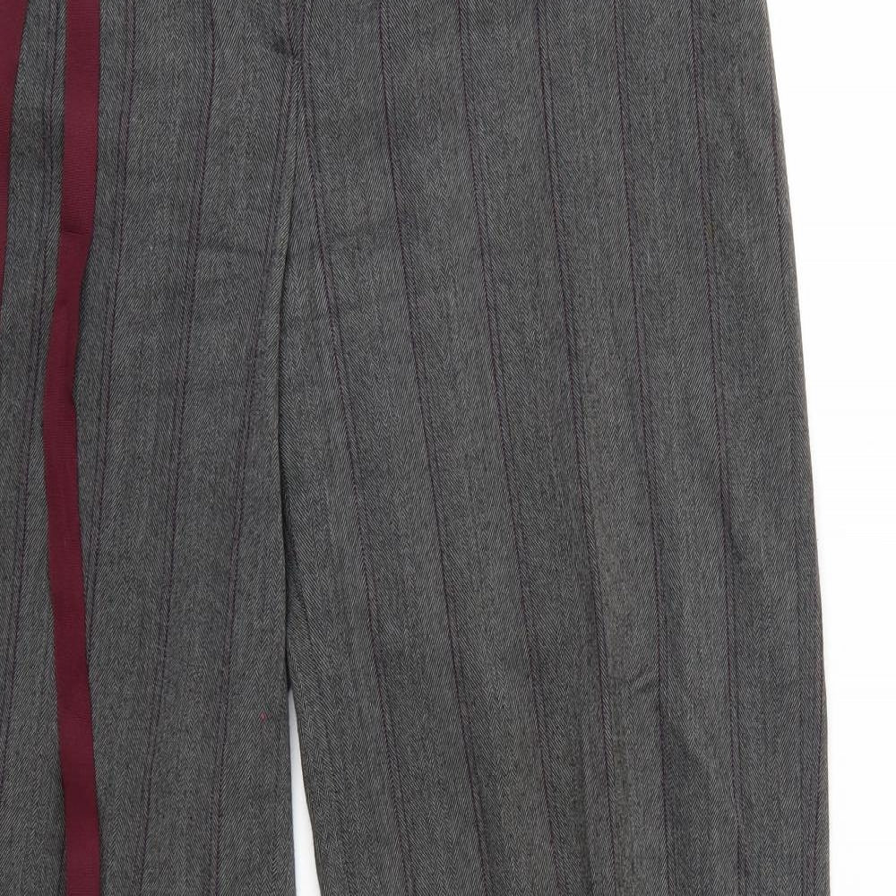 Wallis Womens Grey   Trousers  Size 10 L31 in