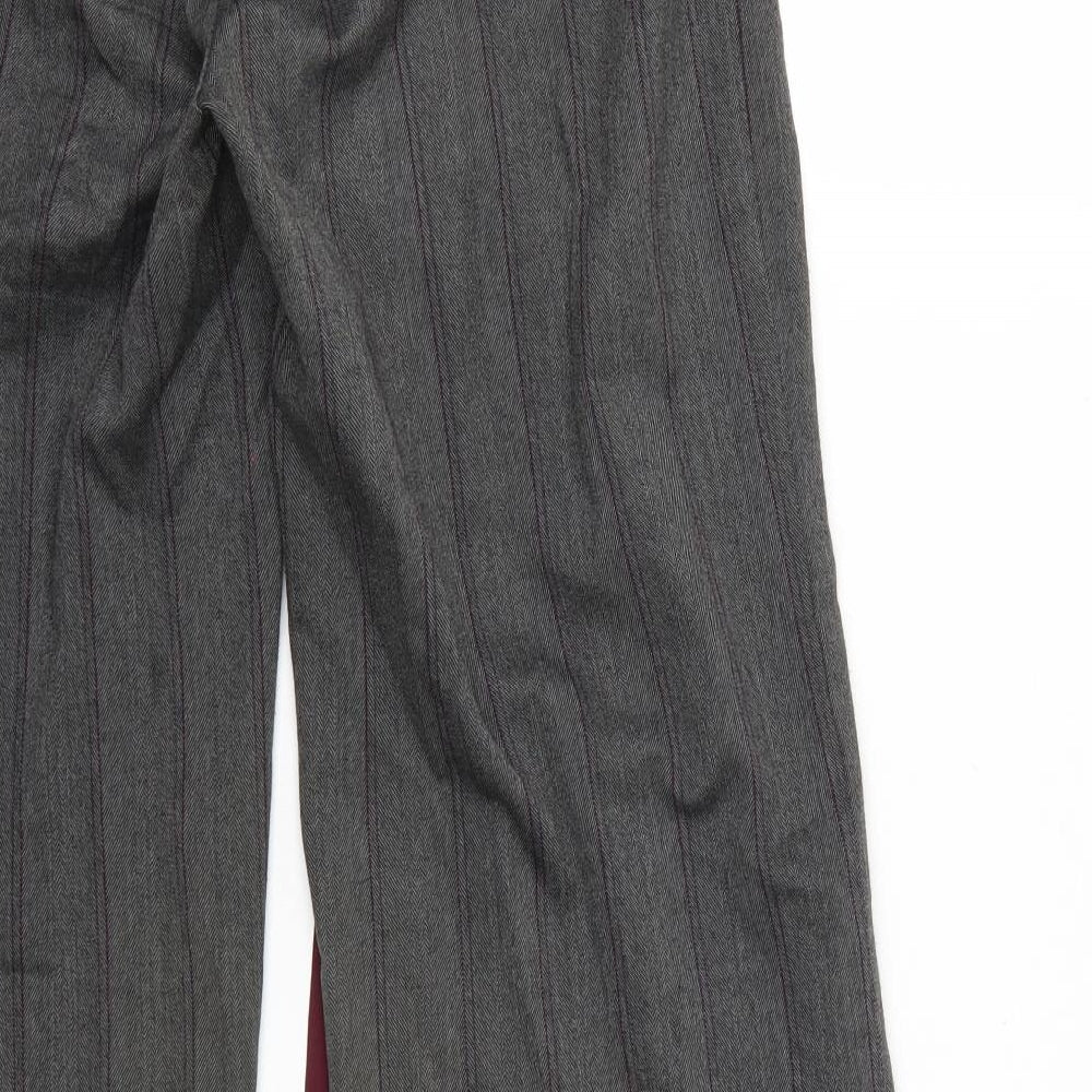 Wallis Womens Grey   Trousers  Size 10 L31 in
