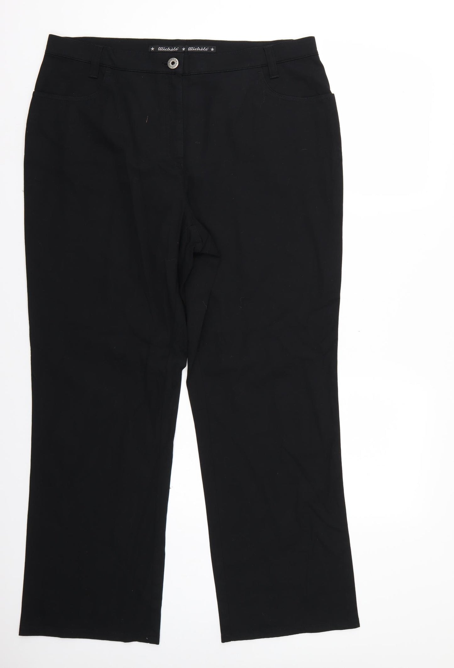 wichele Womens Black   Straight Jeans Size 20 L29 in