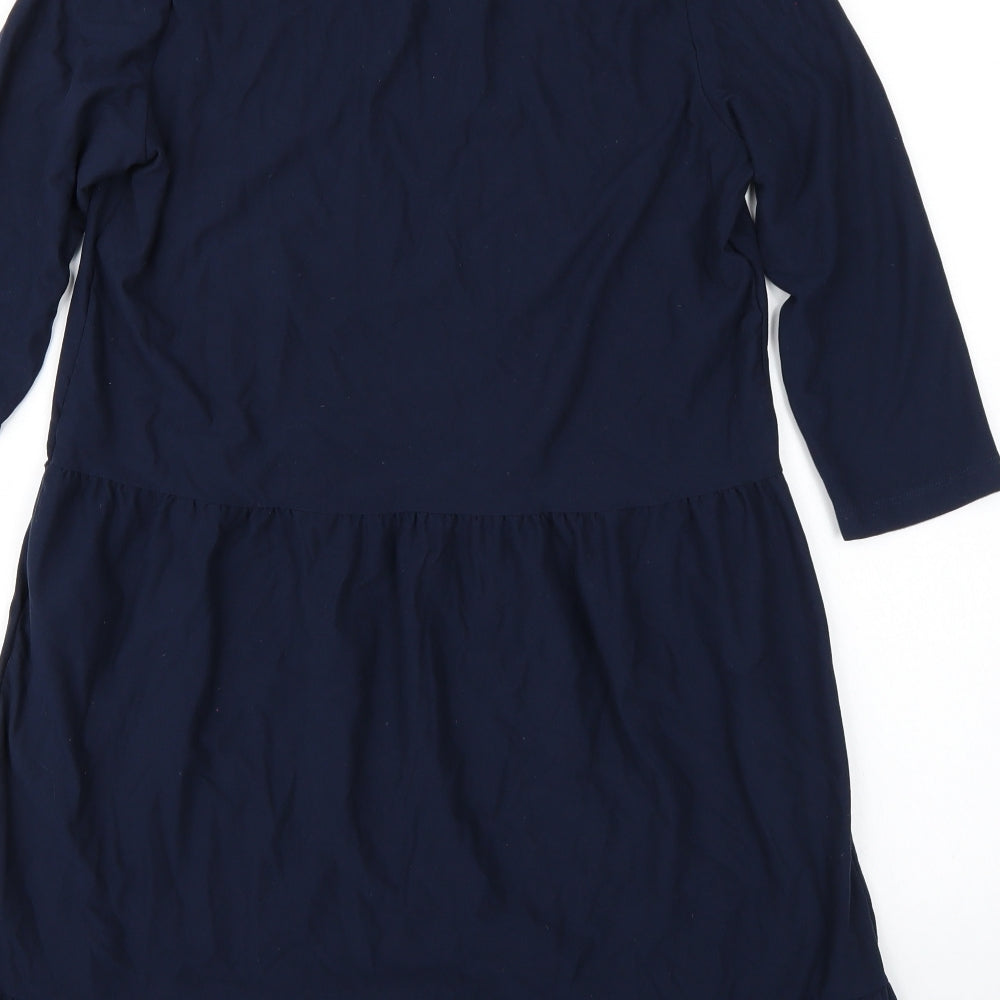 ESMARA Womens Blue  Rayon A-Line  Size 8