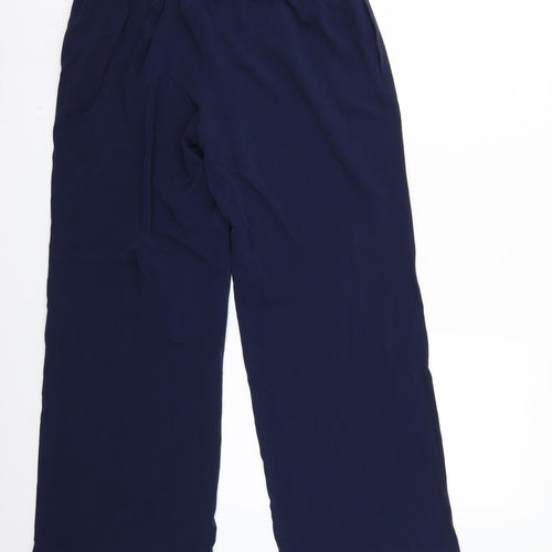 Marks and Spencer Womens Blue   Cropped Trousers Size 12 L27 in