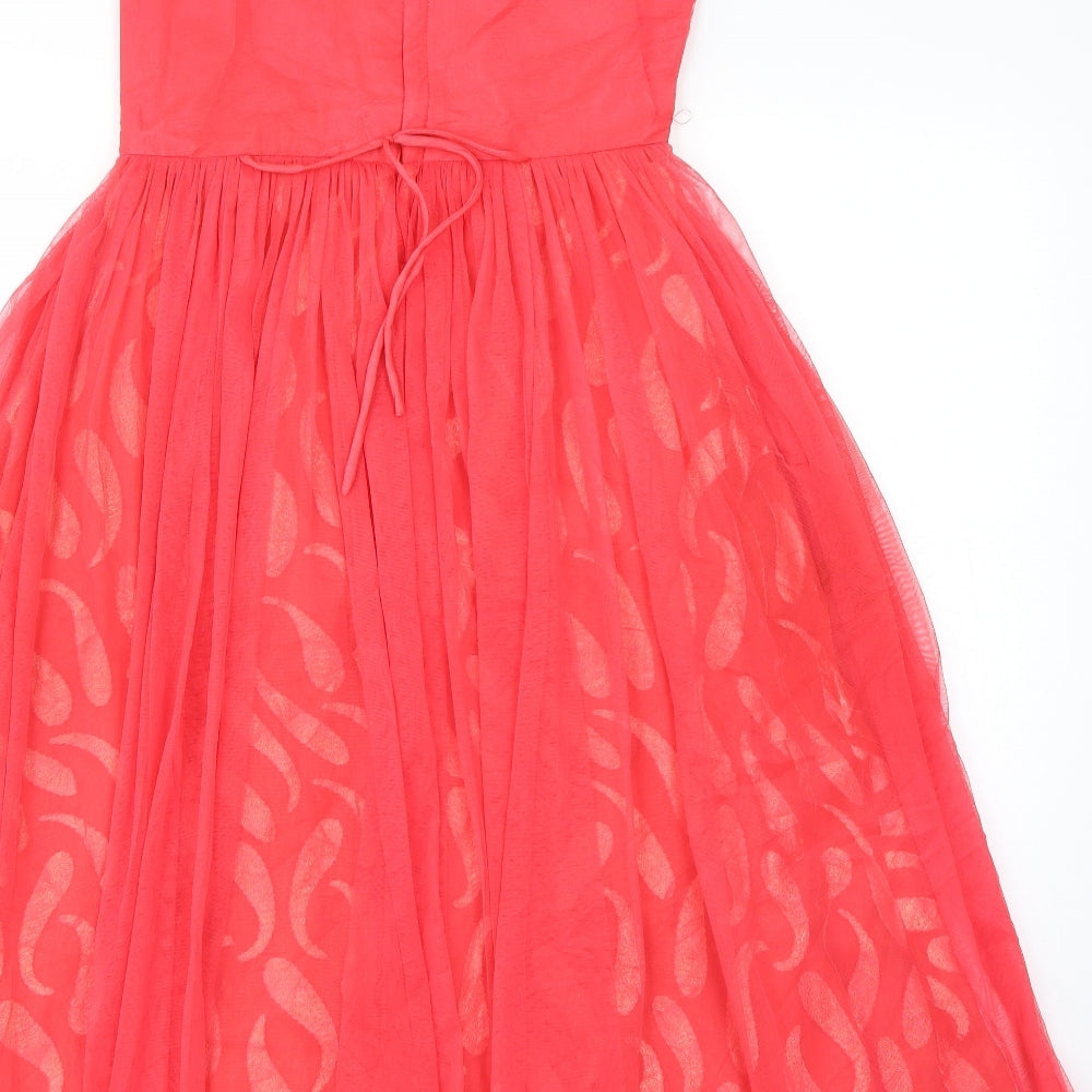 Preworn Womens Pink   Ball Gown  Size 32