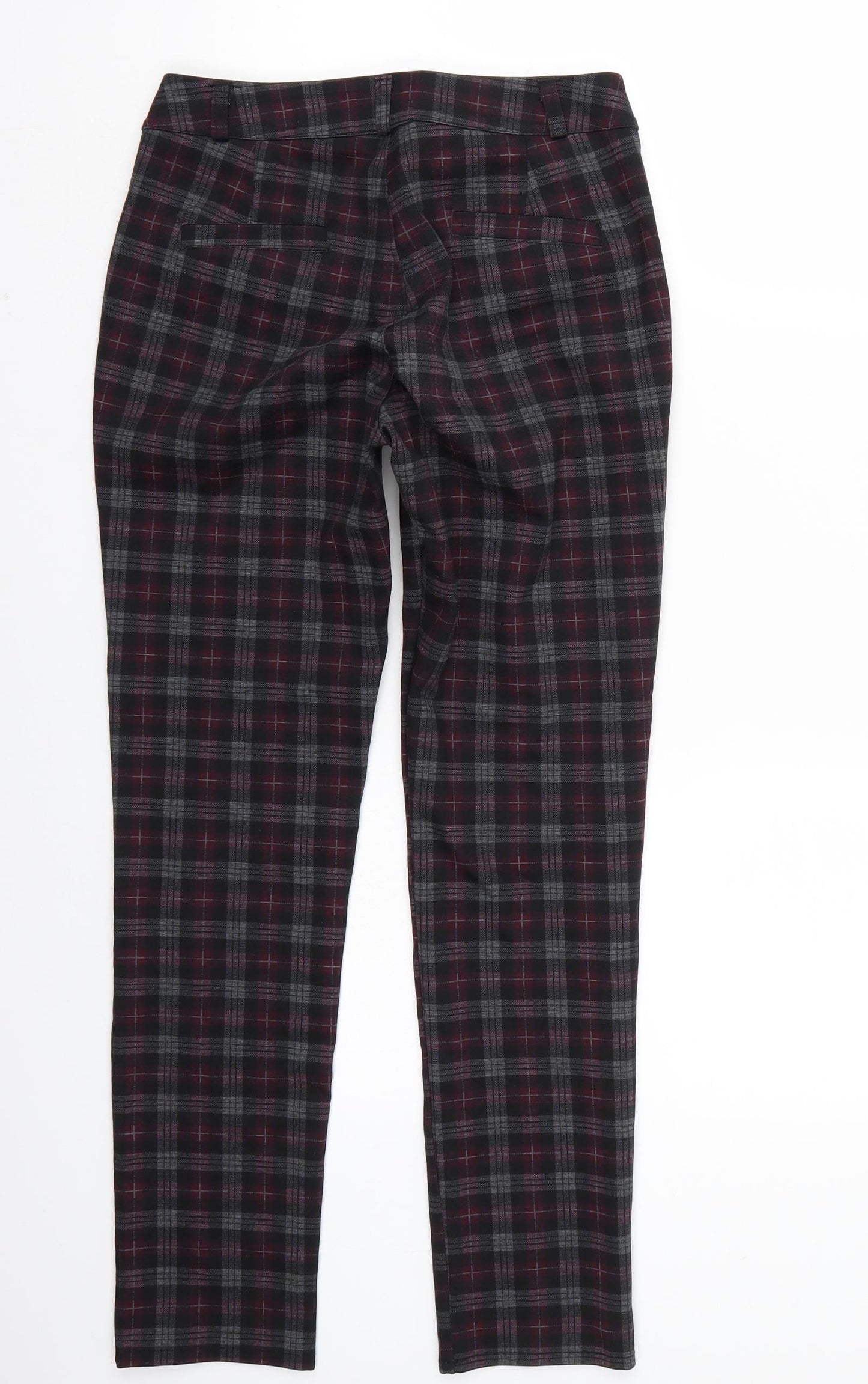 L olive verte Womens Black Check  Trousers   L27 in