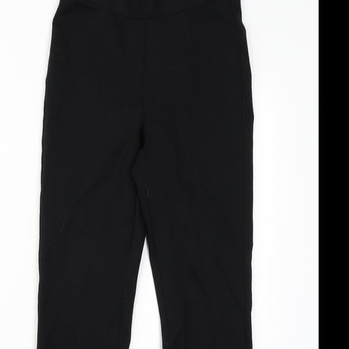 Marks and Spencer Womens Black   Carrot Leggings Size 8 L28 in