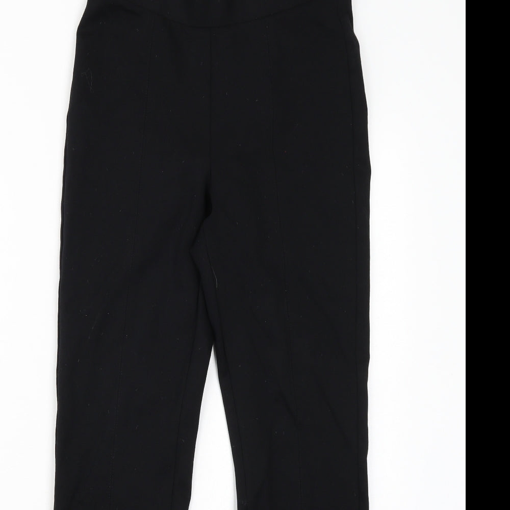 Marks and Spencer Womens Black   Carrot Leggings Size 8 L28 in