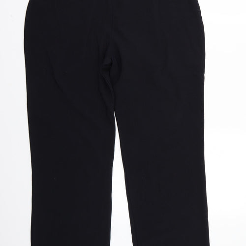Lycra Womens Black   Trousers  Size XL L29 in