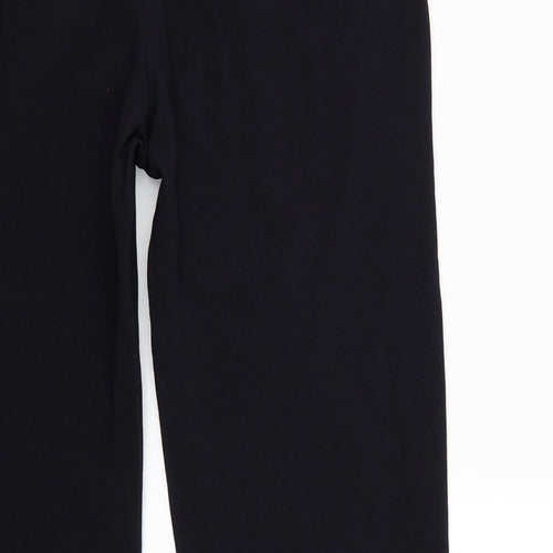 Lycra Womens Black   Trousers  Size XL L29 in
