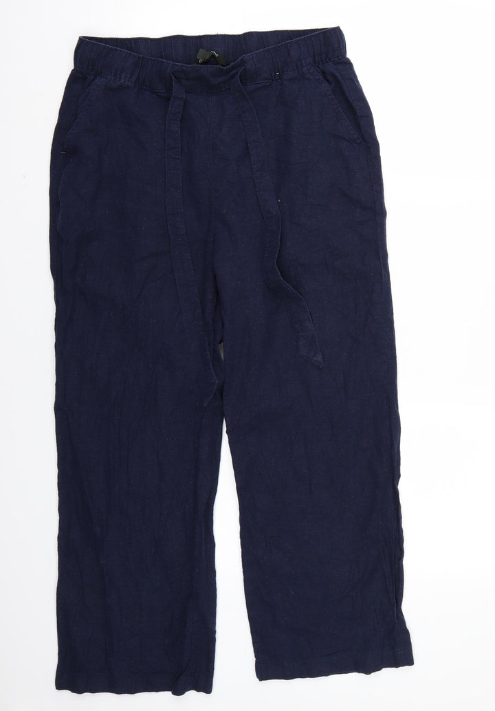 Bonmarché Womens Blue Trousers Size 14 L26 in