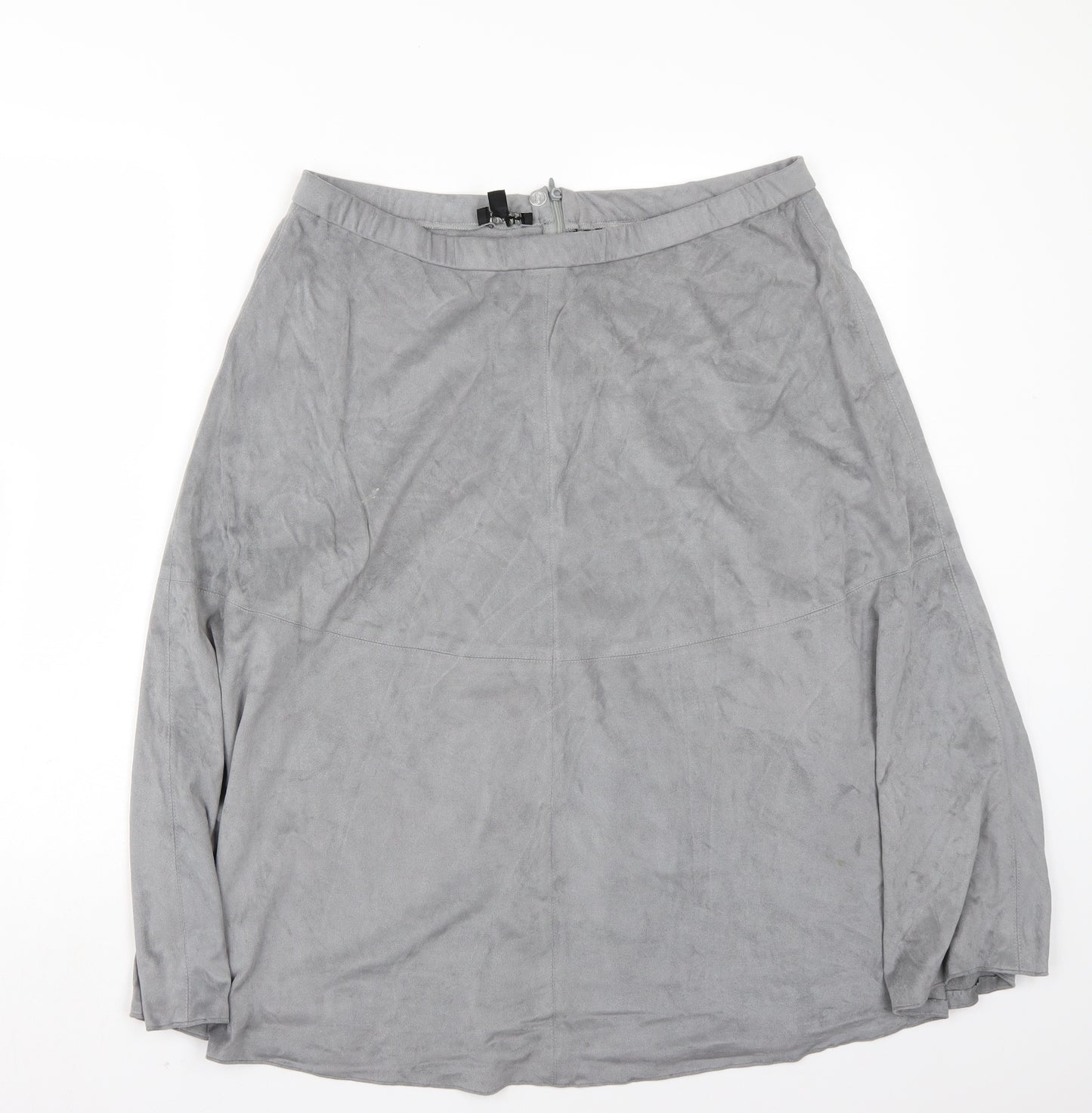 Pomodoro Womens Grey   A-Line Skirt Size 16