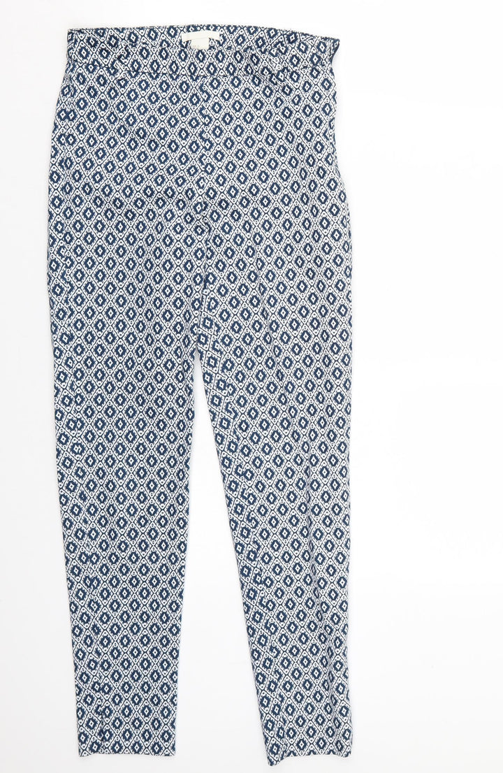H&M Womens White   Trousers  Size XS L25 in