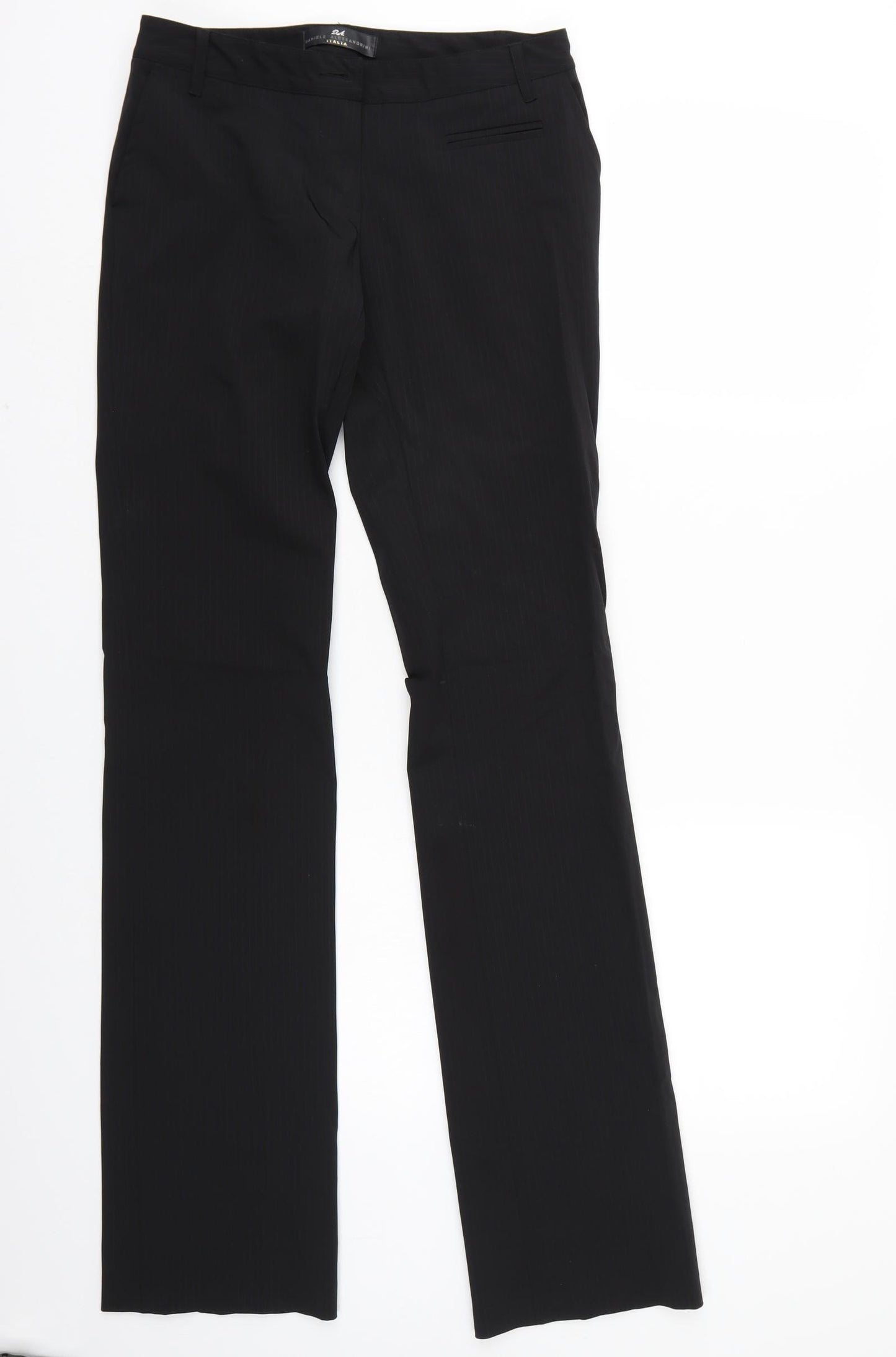 Daniele Alessandrini Womens Black   Trousers  Size 40 L33 in