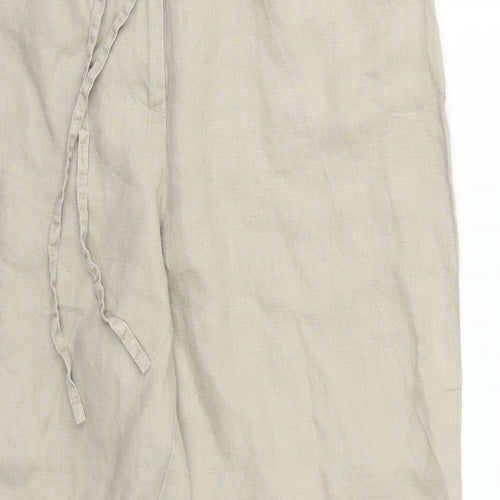 Cotton Traders Womens Beige   Trousers  Size 14 L27 in