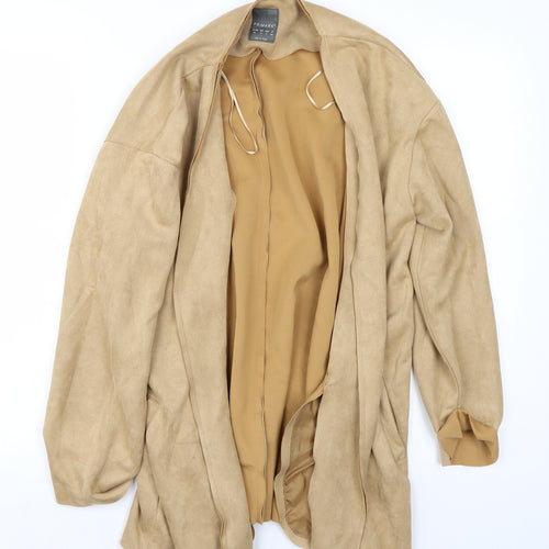 Primark Womens Beige   Jacket Coat Size 10