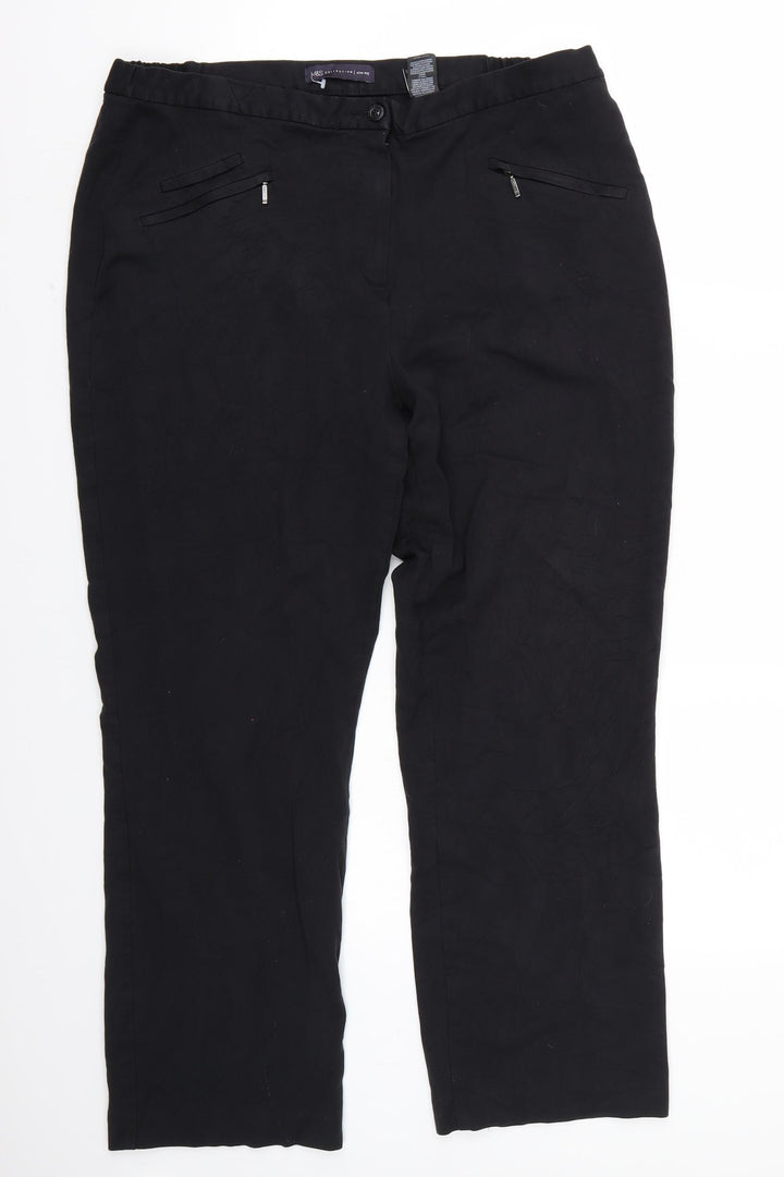 Marks and Spencer Womens Blue   Trousers  Size 16 L26 in