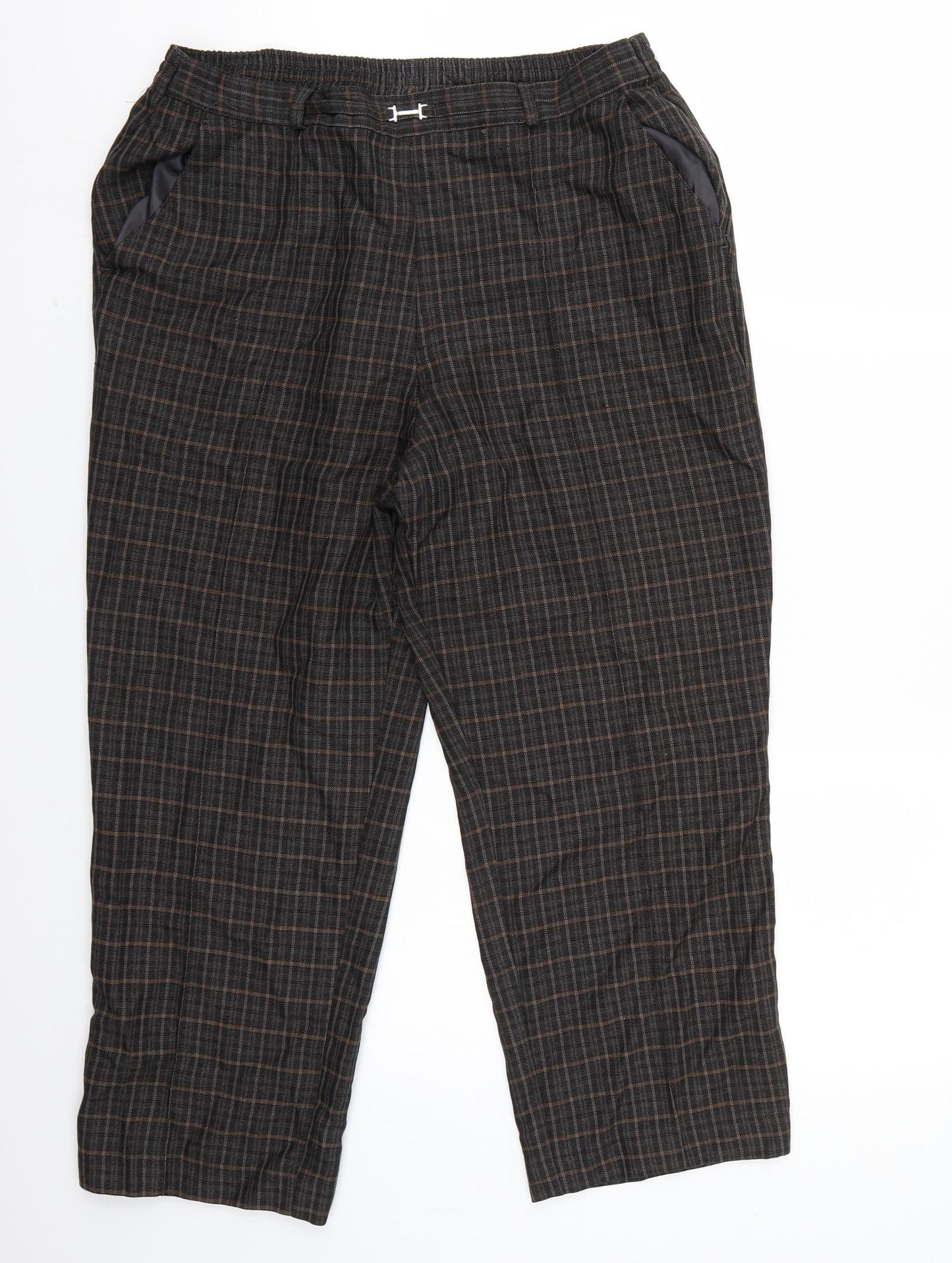 Marks and Spencer Womens Grey   Trousers  Size 14 L23 in