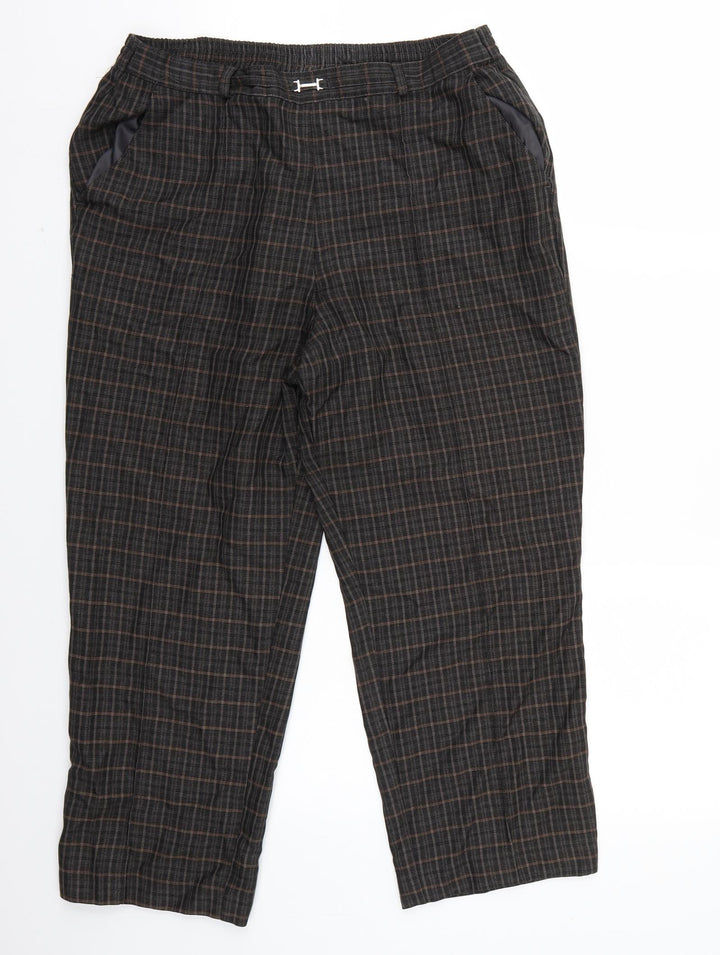 Marks and Spencer Womens Grey   Trousers  Size 14 L23 in