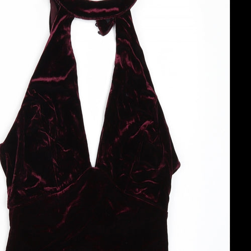 Newlook Womens Purple   Bodysuit One-Piece Size 12