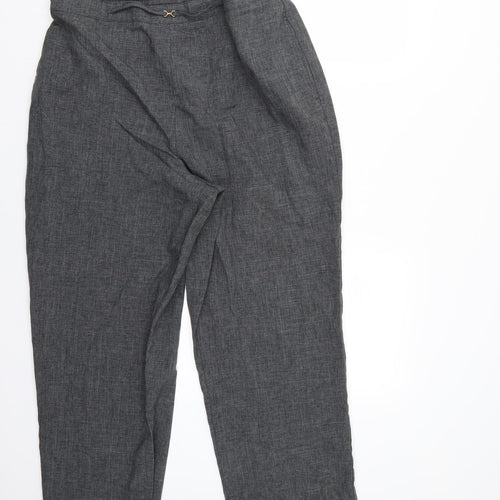 BHS Womens Grey   Trousers  Size 16 L26 in