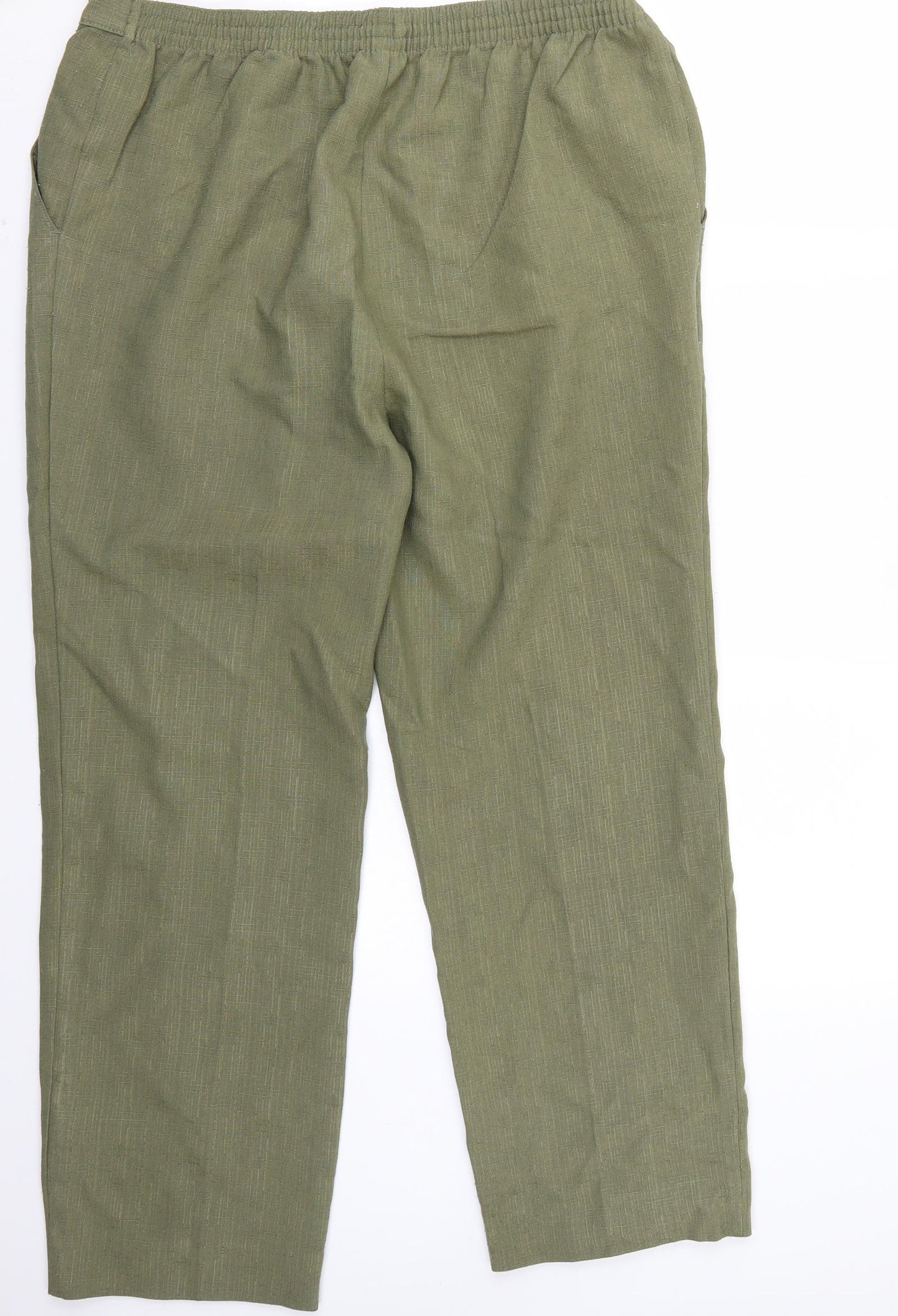 Marks and Spencer Womens Green   Trousers  Size 16 L26 in