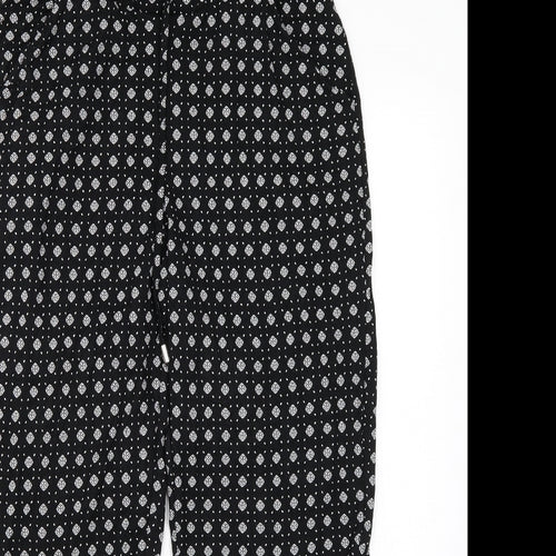NEXT Womens Black   Bloomer Trousers Size 8 L25 in