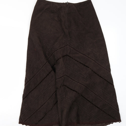 Marks and Spencer Womens Brown   A-Line Skirt Size 10