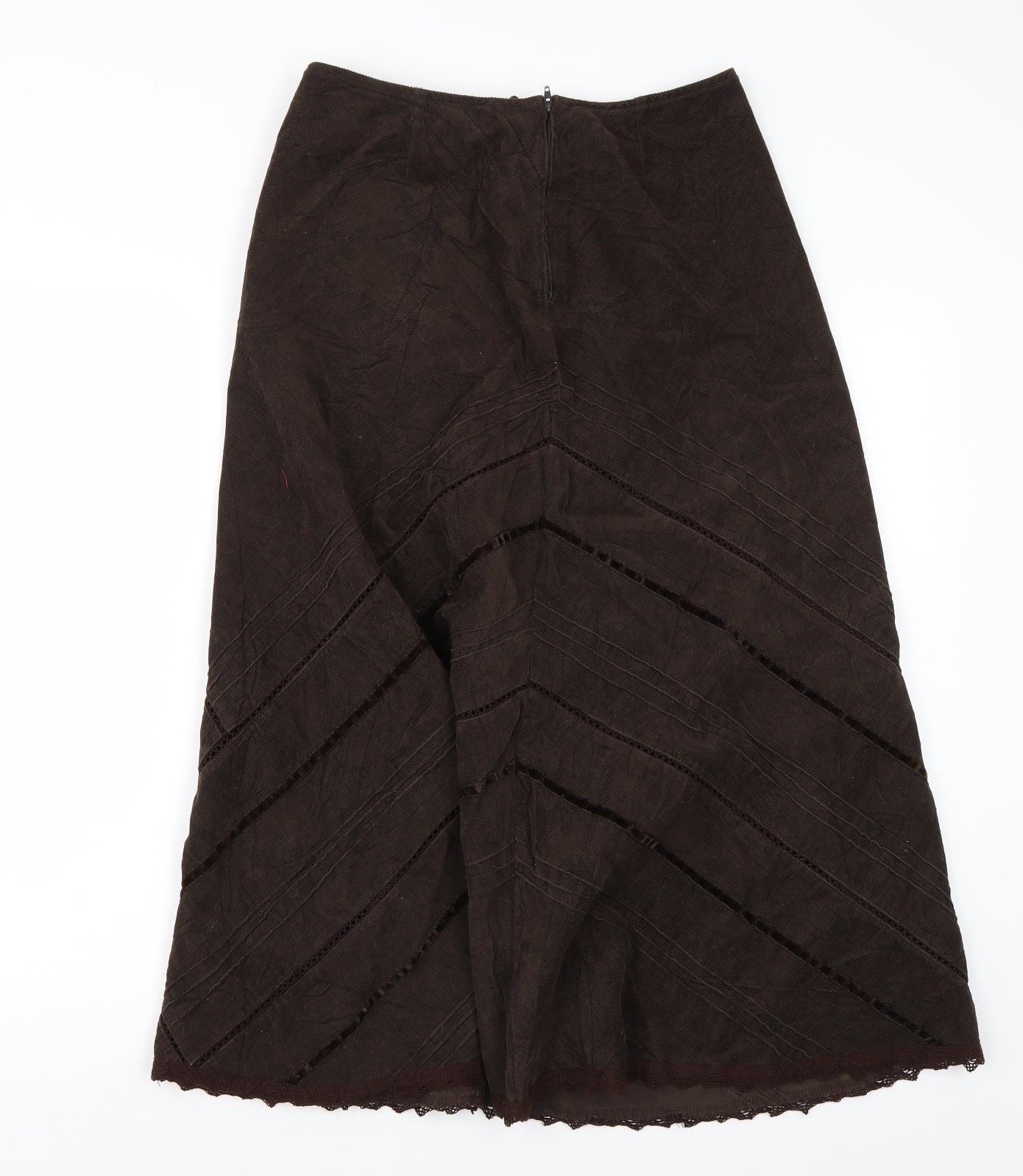 Marks and Spencer Womens Brown   A-Line Skirt Size 10