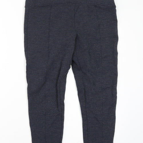 Marks and Spencer Womens Blue   Carrot Leggings Size 14 L23 in