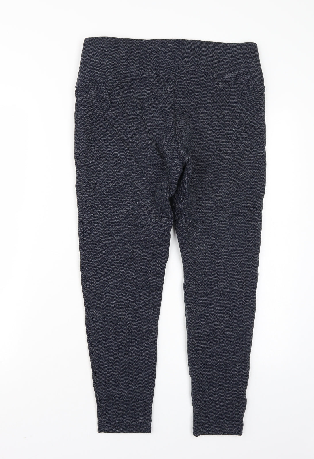 Marks and Spencer Womens Blue   Carrot Leggings Size 14 L23 in