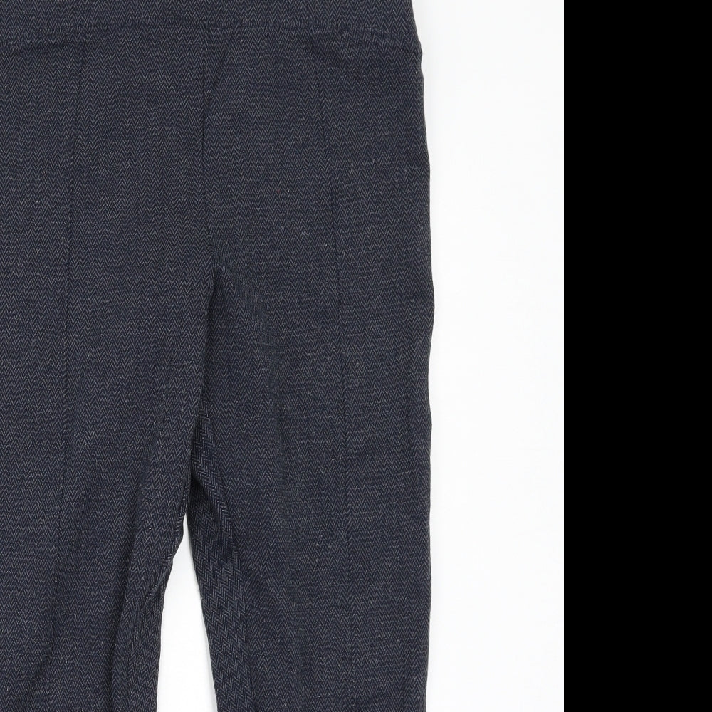 Marks and Spencer Womens Blue   Carrot Leggings Size 14 L23 in