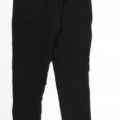 Peacocks Womens Black   Trousers  Size 10 L27 in