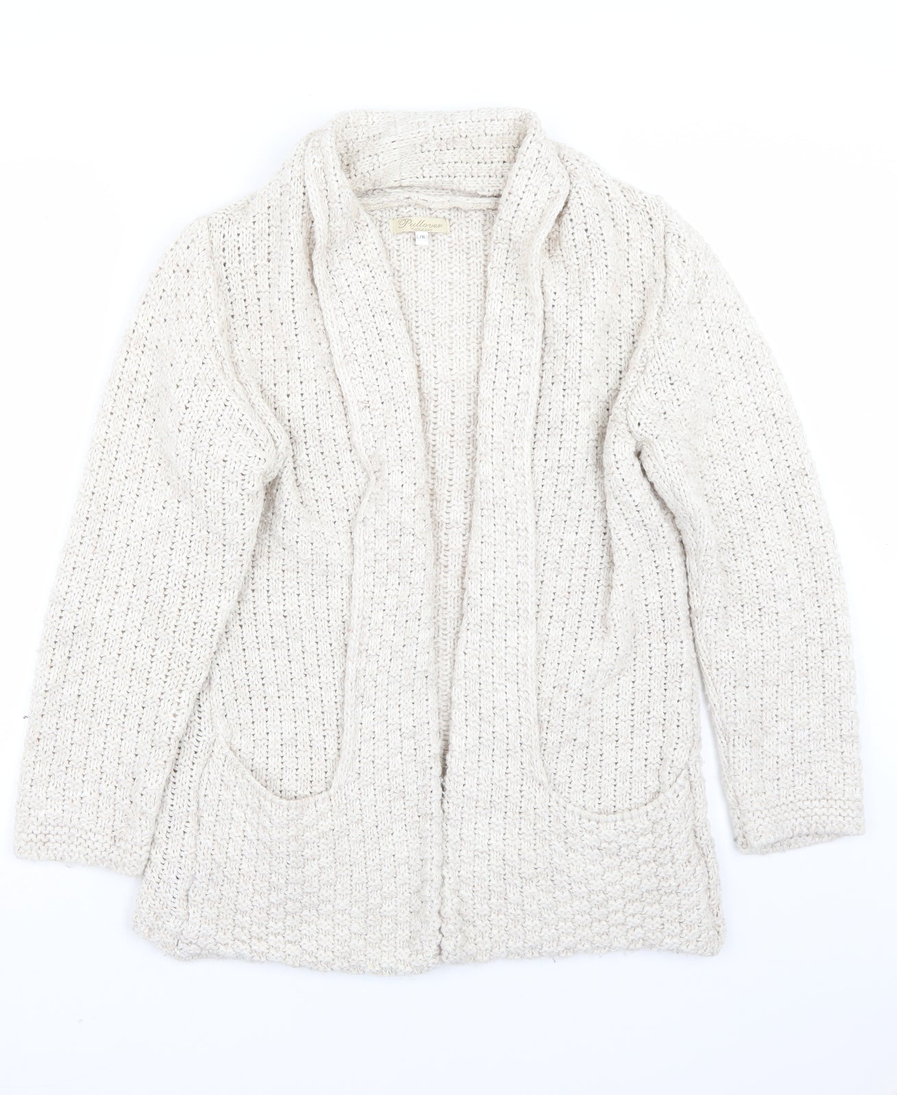 Pullover Womens Ivory   Cardigan Jumper Size L